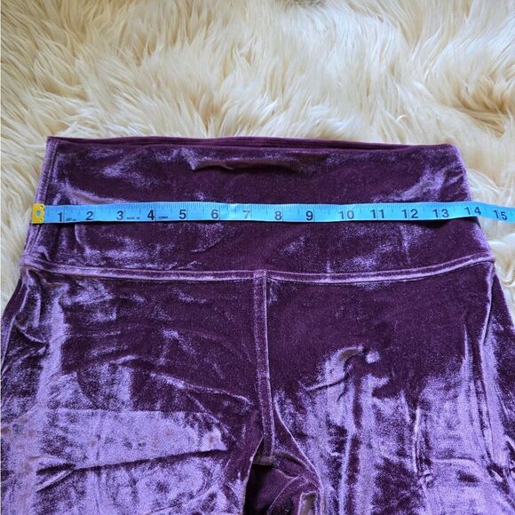 Lululemon Wunder Under Purple Velvet Special Edition Leggings Size 10 - Picture 6 of 6